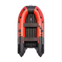 Надувная Лодка Ривьера Компакт 3200 НДНД "Комби" красный/черный